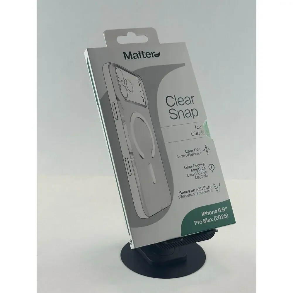 Matter Clear Snap iPhone 17 Pro Max Ice Case NWT MSRP: $50.00